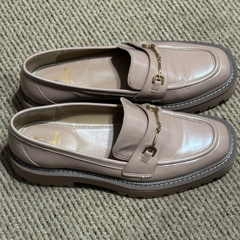Sam Edelman Laurs Women’s Size 9 Blush Nude Leather Bit Loafer Slip-On - Picture 3 of 9